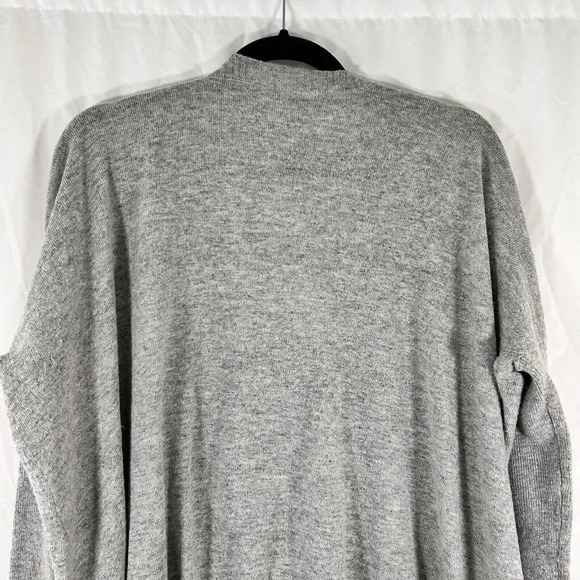 BCBGeneration Cardigan Size Medium Grey Button Up Wool Blend - Picture 11 of 12